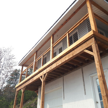 Deck over Round Lake, Ontario