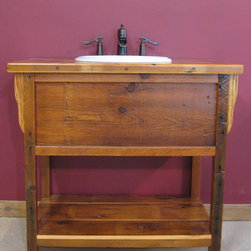 Reclaimed Barn Wood Bathroom - Bathroom Vanities And Sink Consoles