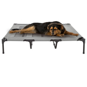 Elevated Dog Bed Portable Pet Bed with Non-Slip Feet Indoor/Outdoor Cot
