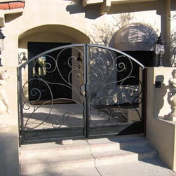 Courtyard & Pedestrain Gates - Home Fencing And Gates
