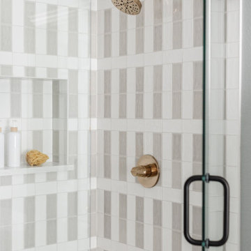 Terrazzo Tides | Transitional Primary Bathroom