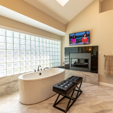 Enjoying of a Modern, Rejuvenated, and Functional Master Bath in Great Falls VA