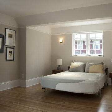 modern master bedroom