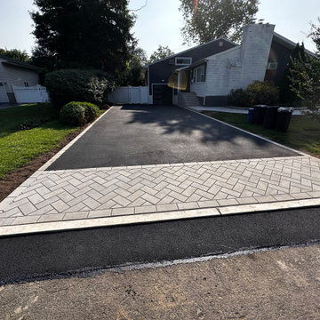 Front Curb Appeal and Pool Patio Renovation, Huntington, NY 11743