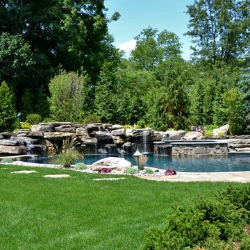 Pool and Waterfall in Natural Setting
