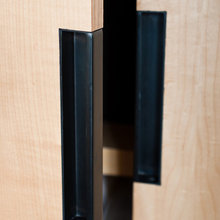 recessed handles