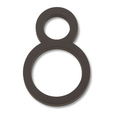 Atlas House Numbers Houzz Atlas Homewares Modern Avalon 8 Aged Bronze House Numbers