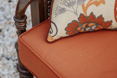 Уличные подушки для кресла из ткани Sunbrella