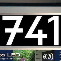 Address LED - illuminated house numbers - House Numbers