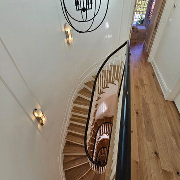 Project #131 | Three-Story Elliptical Staircase in Historic Home