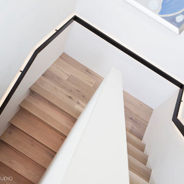 Continuous Blackened Steel Handrail