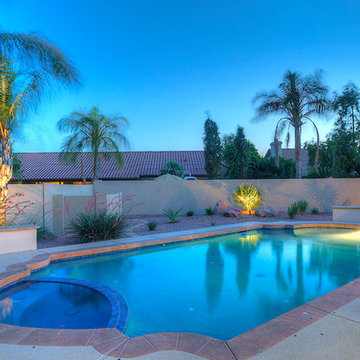 East Linda Lane Irrigation, Sod, Landscape Lighting, Paver & Plant Installation