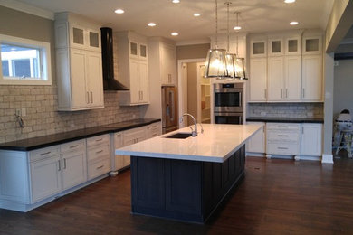 Example of a transitional kitchen design in Indianapolis