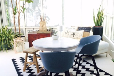 Example of a trendy home design design in Other