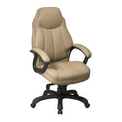 Deluxe High Back Leather Office Executive - Office Chairs