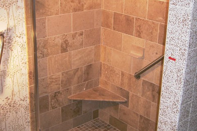 Inspiration for a mediterranean bathroom remodel in Detroit