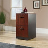 Pemberly Row Contemporary Engineered Wood File Cabinet in Classic Cherry