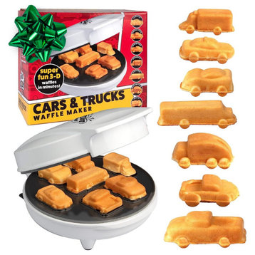 Make 7 Fun, Different Race Cars, Trucks, and Automobile Vehicle Shaped Pancakes