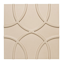 Studio Moderne Paramount Pattern Field in Jute Gloss - Tile