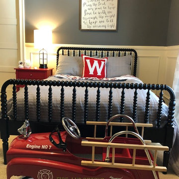 Fire Truck Boys Room