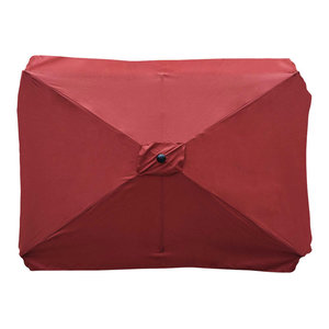 Rectangle Replacement Patio Umbrella Canopy Cover For 6 Ribs 6 5x10 Ft Umbrella Outdoor Umbrella Accessories By Yescom
