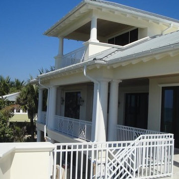 Welded Aluminum Railing & 5V Metal Roof