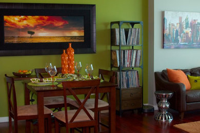 Example of a trendy dining room design in Other