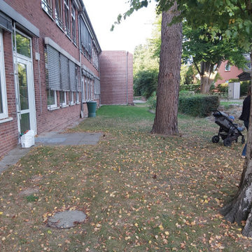 Schulgarten einer Grundschule