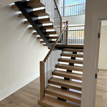 Project #139 | Four Story Modern Floating Staircase