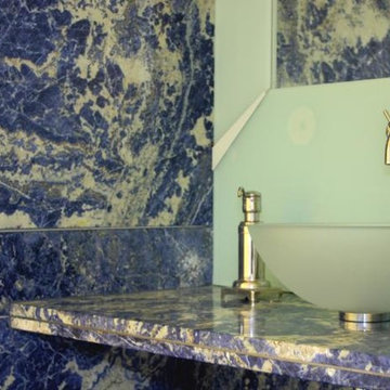 Sodalite Blue Bathroom