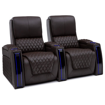 Seatcraft Apex Home Theater Seating, Brown, Row of 2