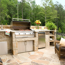 outdoor kitchen