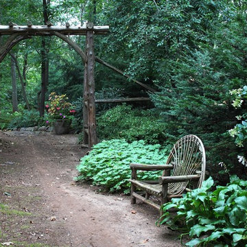 Rustic Portal into a Woodland Garden