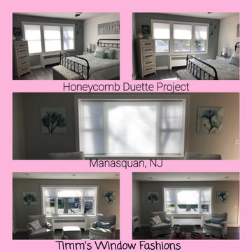 Honeycomb Duette Shades - Various Projects