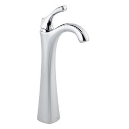 Delta Addison&trade; Single Handle Centerset Lavatory Faucet with Riser - Less Pop-Up - Bathroom Sink Faucets