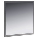 Fresca - Fresca Oxford 32" Gray Mirror - Fresca Oxford 32 Gray MirrorThis classic mirror is a reflection of your own good taste. With a simple yet elegant carved wood frame in an Gray finish, this lovely wall mirror would complement any color scheme and would make a stylish statement in a bathroom, entryway or bedroom. It would blend beautifully in any setting. This rectangular mirror measures 32" in width and is also available with aAntique White, Mahogany or Espresso finish. To suit many decorating needs, the Fresca Oxford Mirror is available in various sizes.