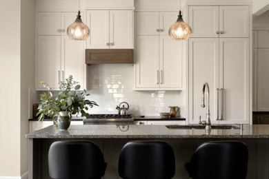 Example of a transitional kitchen design in Other