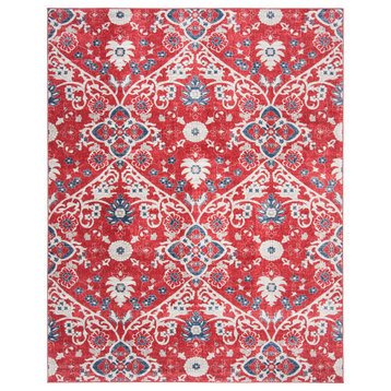 Safavieh Brentwood Collection BNT894 Rug, Red/Ivory, 8'x10'
