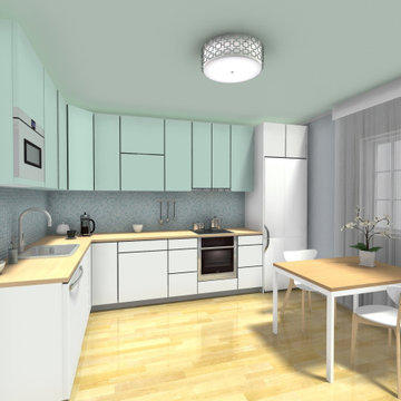 Mint green kitchen inspiration