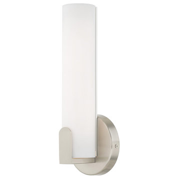 Lund 1 Light Wall Sconce, Brushed Nickel