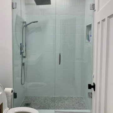 Tub to Shower Bathroom Renovation and Extension