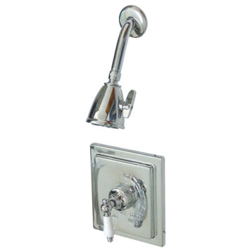 Kingston Brass VB8651PLSO Victorian Tub & Shower Shower Faucet, Polished Chrome