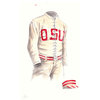 Original Art of the NCAA 1890 Ohio State Buckeyes Uniform
