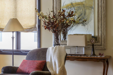 Inspiration for a transitional living room remodel in San Francisco