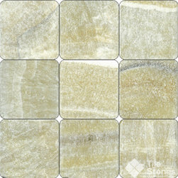 Giallo Crystal Onyx 4x4 Tumbled - Wall And Floor Tile
