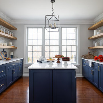 Transitional Retreat - Family Room Remodel & Scullery Kitchen - Haymarket, VA