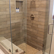 Wood Tile Bathroom