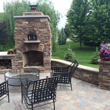 Cultured Stone Fireplace