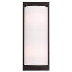 Livex Lighting - Meridian Wall Sconce in Bronze - This timeless  transitional style wall sconce is great for any style of decor. An hand crafted off white fabric hardback shade is paired handsomely with an brushed nickel finish  so you can give your home warm  even illumination. Perfect for entryways  hallways  and more.