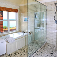 sandy bathroom